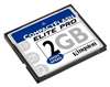 Kingston 2GB Elite Pro Compact Flash Card (CF-2GB-S) for Microtrack2496