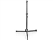 K&M KM251 Black Microphone Stand - Heavy duty three section tripod