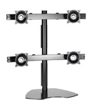 Chief KTP440B, Flat Panel Quad Monitor Table Stand