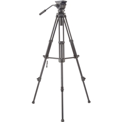 Libec TH-X Tripod & Fluid Head with Mid-Level Brace & Case