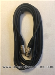 Quantum Audio LM-10NE XLRF to XLRM Cable - 10 Ft. Oxygen free cable - Neutrik connectors