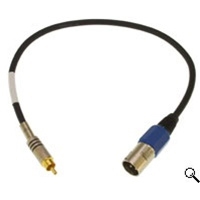 Lynx CBL-XMDR18 S/PDIF Adapter. RCA Male to XLR Male - 18-inch Long- Digital In to S/PDIF (Included with LynxTWO/L22)