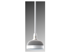 Audix M3 Tri-Element Hanging Ceiling Microphone with 4' Cable (White)