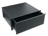 Middle Atlantic UD4 - 4 Space (7-inch) Utility Drawer - Black Powder Coat Finish