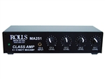 Rolls MA251 Stereo 5 Watt Mixer Amp 3-RCA's & 1-XLR