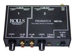 Rolls MB15b ProMatch Bi Directional Audio level  Converter -10 to +4