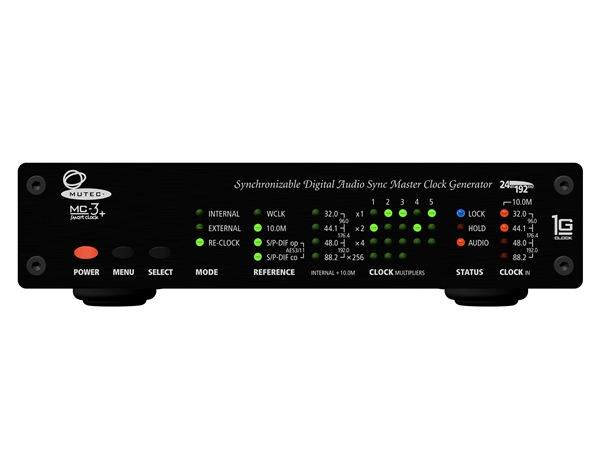 Mutec MC-3+ Black Master digital audio clock generator