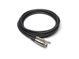 Hosa MCH-110 Hi-Z Microphone Cable - XLRF to 1/4-inch Phone - 10 ft.