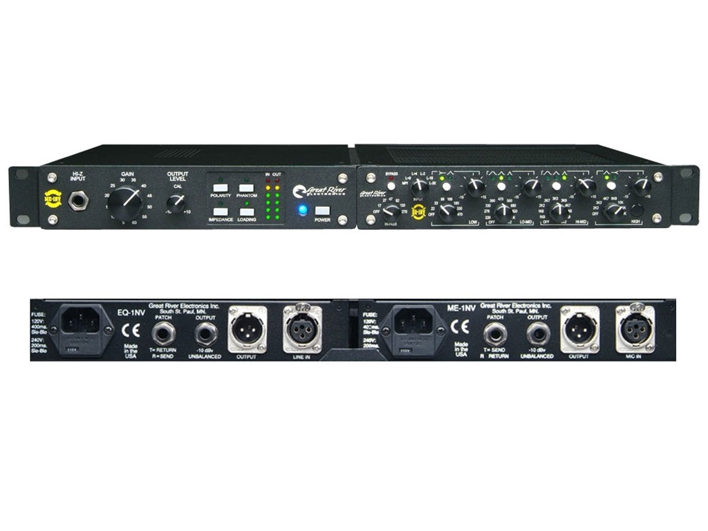 Great River MEQ-1NV Microphone Preamplifier/EQ w/ FREE Rack Mount Kit