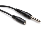 Hosa MHE-310 1/8-TRS (F) to 1/4-in Headphone Ext cable