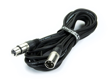 Whirlwind MIC25 - Cable - Microphone, CONNECT, XLRF to XLRM, MK type strain relief, velcro cable tie, 25'
