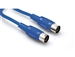 Hosa MID-301BU Midi Cable - 1 ft., Blue