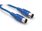 Hosa MID-301BU Midi Cable - 1 ft., Blue