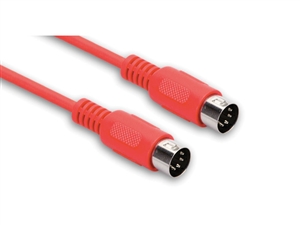 Hosa MID-310RD Midi Cable - 10 ft., RED