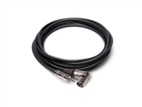 Hosa MMX-015SR Camcorder Microphone Cable, 3.5 mm TRS to Neutrik Right-angle XLR3M, 15 ft