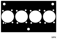 Mystery Electronics MPK ModuLine Insert Panel Punched For 4 Neutrik D or Switchcraft D3F Connectors