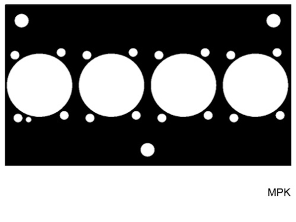 Mystery Electronics MPK ModuLine Insert Panel Punched For 4 Neutrik D or Switchcraft D3F Connectors