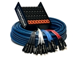 Whirlwind MS-24-8-XL-100, 24 inputs - 8 returns w/ XLR MEDUSA Standard Snake Cable - 100 Ft.