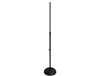 On-Stage MS7201B Round Base Microphone Stand BLACK