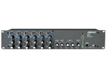 Ashly MX406 - 6 Channel Rackmountable Stereo Line and Microphone Mixer