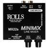 Rolls MX22s Mini Mix - 2-Channel Stereo/Mono Mixer