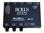 Rolls MX310  MorMIcs 3-Channel Mic Mixer, combiner