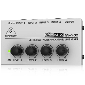 Behringer MX400 MicroMix 4 Channel Line Mixer