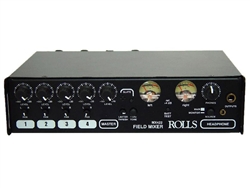 Rolls MX422 Field Mixer - 4-Channel Mic/Line Mixer