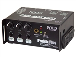 Rolls MX54s Pro Mix Plus 3 CH Mic Mixer