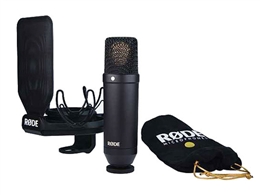 Rode NT-1 Kit, Cardioid Condenser Microphone includes SMR shock mount