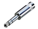 Neutrik NYS-228 Male 1/4" TRS Stereo Long Barrel Plug, Cable End, Nickel Housing, Silver Contacts