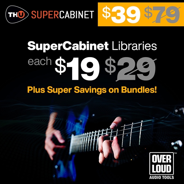 Overloud TH-U SuperCabinet IR Processor for Guitar Cabinet Tones (Download)
