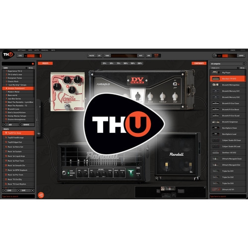 Overloud TH-U Upgrade - Amplifier Modeling Software (Download)
