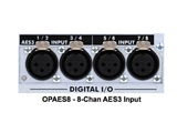Ashly OPAES8 - (8-Chan AES3 Input) Option card only for ne-multi-channel amp with no AES3
