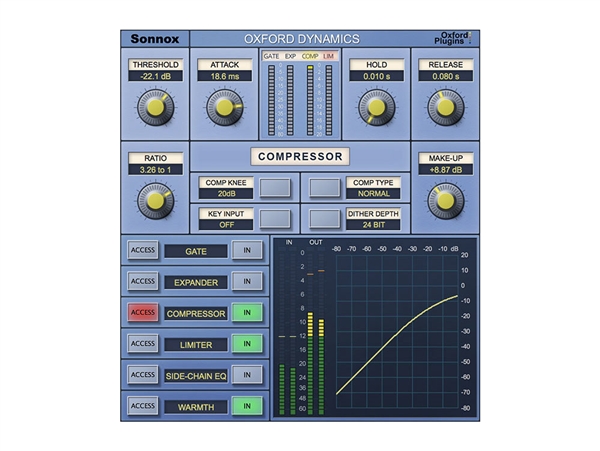 Sonnox Oxford Dynamics Plug-in Native (Download Version)