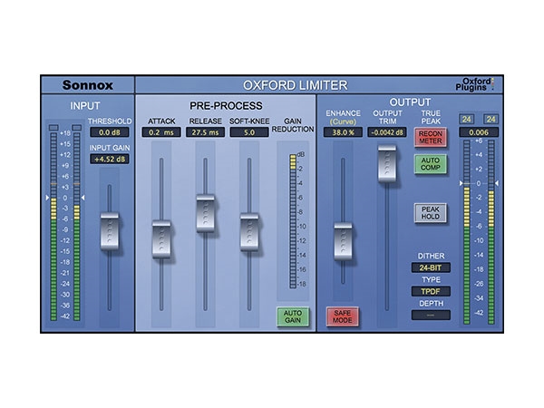Sonnox Oxford Limiter Plug-in Native (Download)