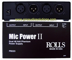 Rolls PB223 - 2 channel  Phantom Adapter