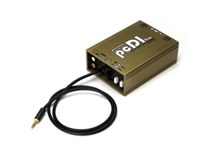 Whirlwind PCDIHW - Stereo Direct Box, 1/8 Hardwired input tail