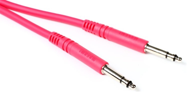 Mogami Patchcord RED, 24-in, TT to TT (Bantam) Per Each