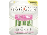 Rayovac PL715-4 GEN Platinum Pre-charged LSD NiMH AA Carded Batteries, 4-Pack