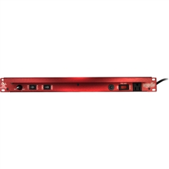 Whirlwind PLR-PS2 - Power Link - PLR rack light, (9) 15A Edison Simplex, balanced power conditioning, surge protection, 15A circuit breaker, 1-RU