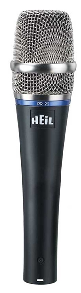 Heil Sound PR 22 BLACK  Dynamic Cardioid Handheld Microphone (Black)