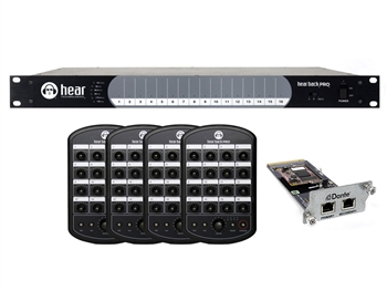 Hear Technologies Hear Back PRO Four Pack, Dante Input