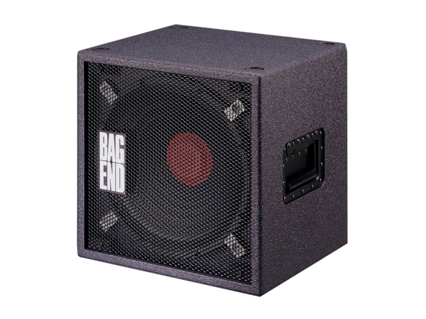 Bag End PS15X-N - Self Powered NEBULA Coated Single 15â€ Compact Enclosure with Coax AX-HI Drive