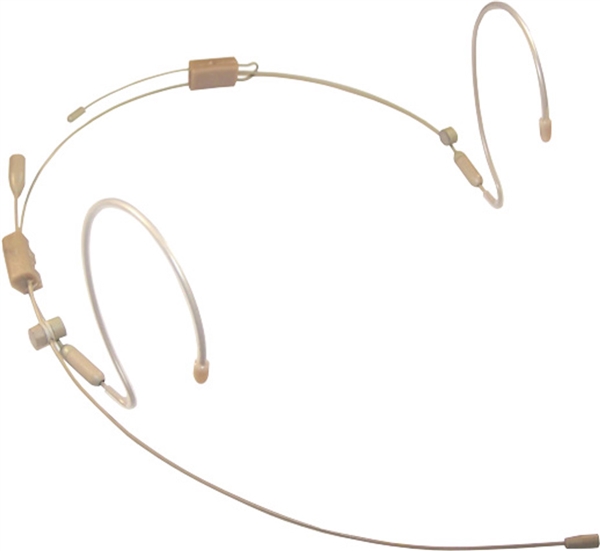 Provider Series PSM1-SENN  dual ear headworn Mic Omni Tan w/Sennheiser 3.5mm connector