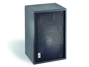 Bag End PTA1202-IY - Powered Black Painted 12" 2-Way Installation Enclosure w/ Fly Points