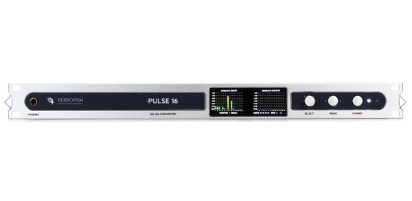 Ferrofish Pulse 16 DX with Analog I/O Modified for +24 dBu Level Compatibility