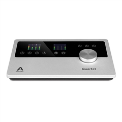 Apogee Electronics Quartet USB 2.0 Audio Interface for Mac, iOS & Windows 10 with Lightning Connector Cable