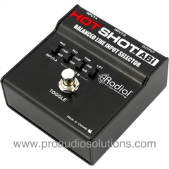 Radial Engineering HotShot ABi Mic & line Switcher - 2 XLRF inputs and 1 XLRM output