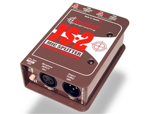 Radial Engineering JS-2 Jensen-equipped Passive Mic Signal Splitter